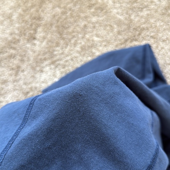 Reigning Champ Long Sleeve Henley T Shirt Navy Blue - Picture 12 of 12